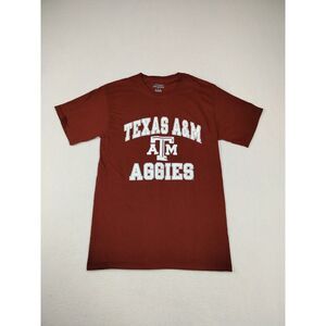 Texas A&M University Aggies Shirt Mens‎ Small Burgundy Champion College Football